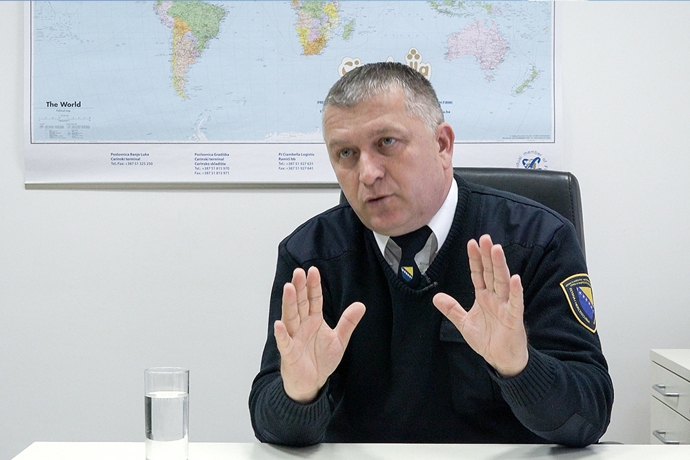  “First time I ever heard someone admitting to having reduced the customs base by that much and damaged the state by that much”, the head of customs office in Gradiška, Radovan Đurić, is not aware of importers admitting before the courts to have devalued the invoices (Photo: CIN)