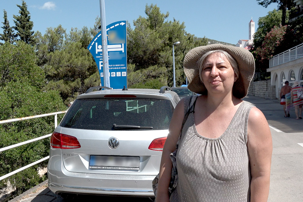 Tatjana Arsić, stalna gošća u Neumu, kaže da je za osam dana dobila 560 KM kazni (Foto: CIN)